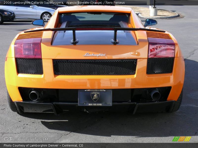 Arancio Borealis (Orange) / Nero Perseus 2008 Lamborghini Gallardo Superleggera