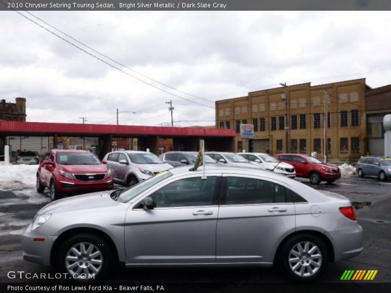 Bright Silver Metallic / Dark Slate Gray 2010 Chrysler Sebring Touring Sedan