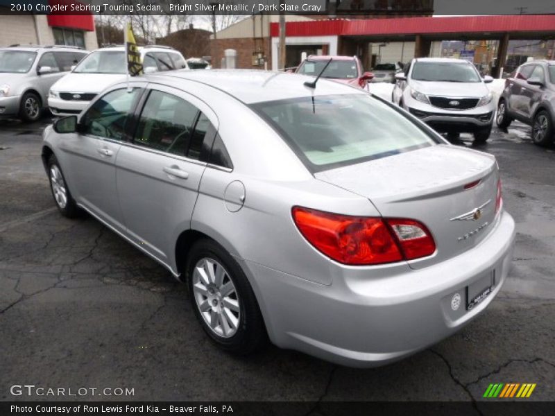 Bright Silver Metallic / Dark Slate Gray 2010 Chrysler Sebring Touring Sedan