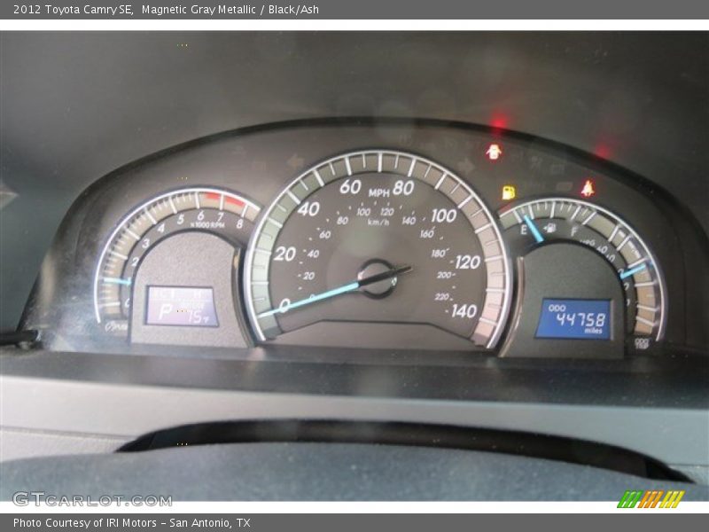 Magnetic Gray Metallic / Black/Ash 2012 Toyota Camry SE