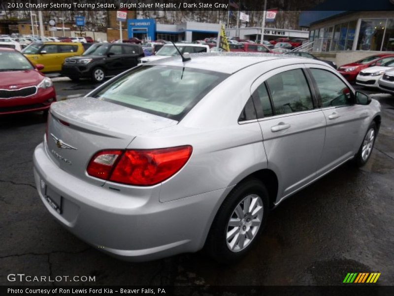 Bright Silver Metallic / Dark Slate Gray 2010 Chrysler Sebring Touring Sedan