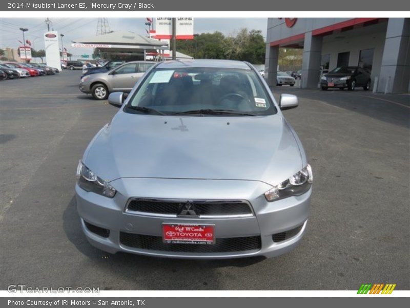 Mercury Gray / Black 2014 Mitsubishi Lancer ES