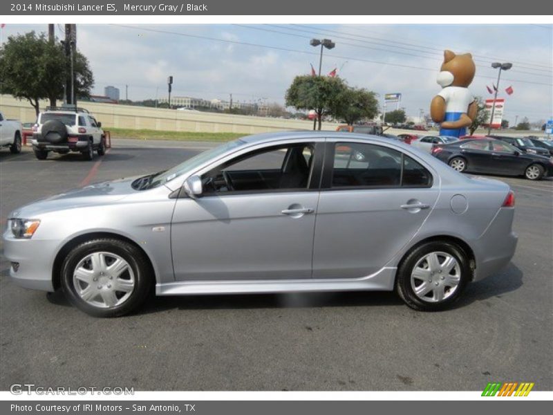 Mercury Gray / Black 2014 Mitsubishi Lancer ES