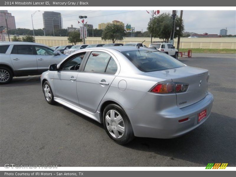 Mercury Gray / Black 2014 Mitsubishi Lancer ES