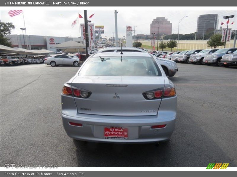 Mercury Gray / Black 2014 Mitsubishi Lancer ES