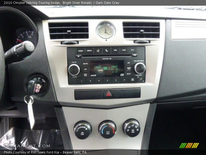 Controls of 2010 Sebring Touring Sedan