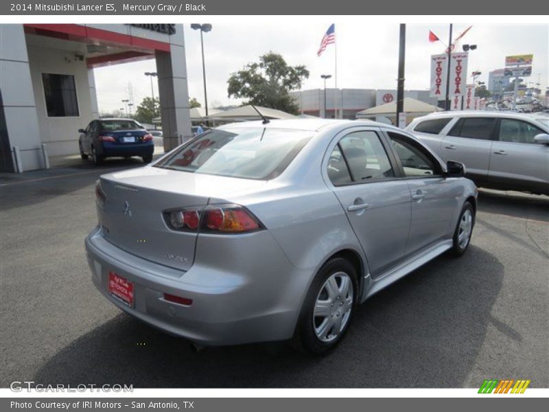 Mercury Gray / Black 2014 Mitsubishi Lancer ES