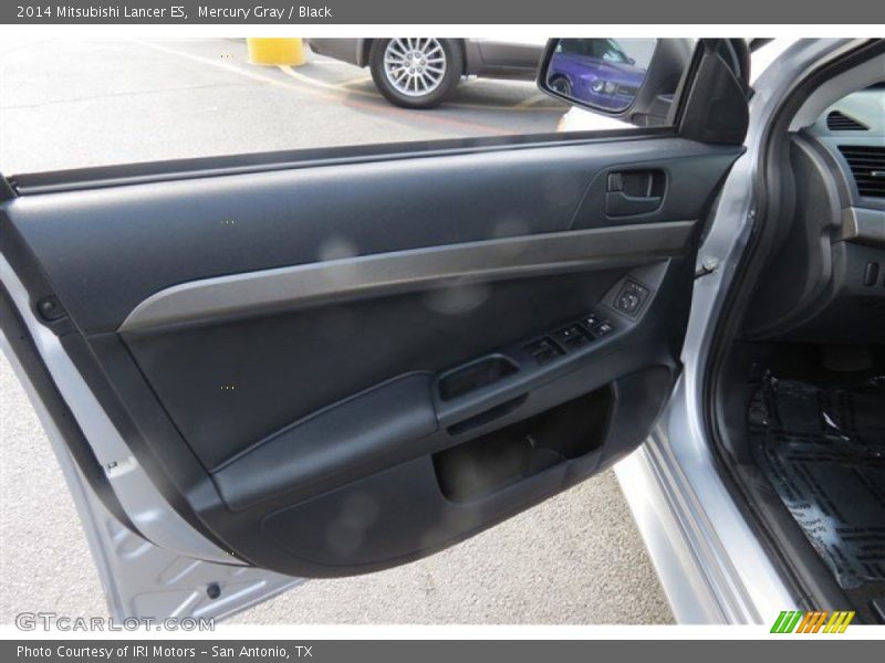 Mercury Gray / Black 2014 Mitsubishi Lancer ES
