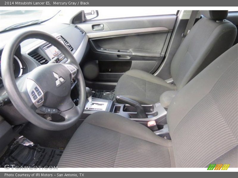 Mercury Gray / Black 2014 Mitsubishi Lancer ES