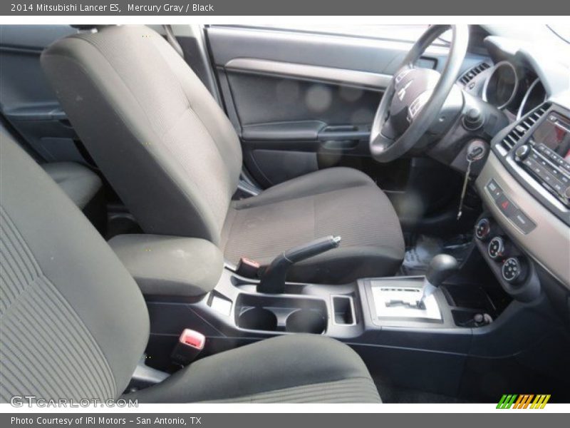 Mercury Gray / Black 2014 Mitsubishi Lancer ES