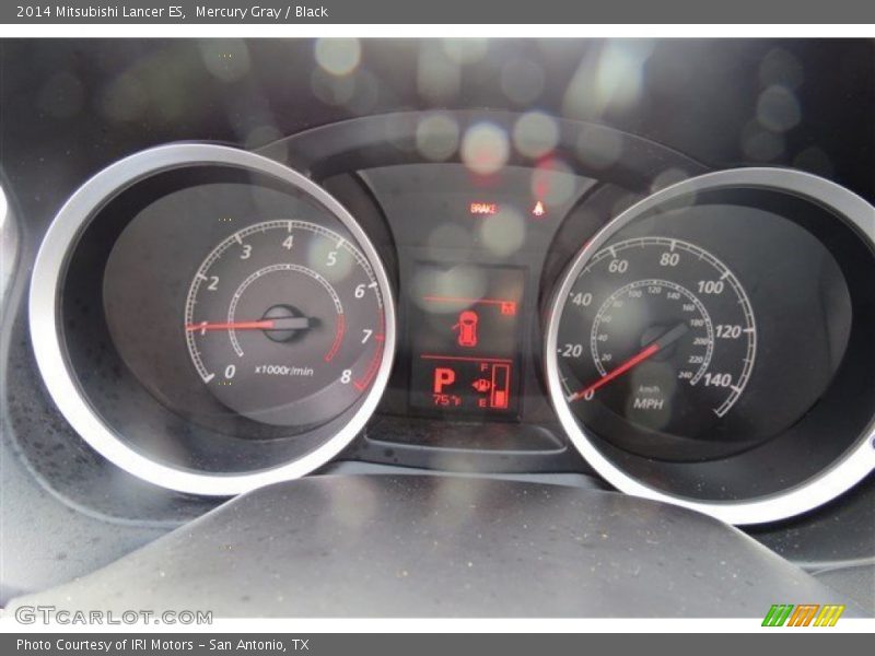 Mercury Gray / Black 2014 Mitsubishi Lancer ES