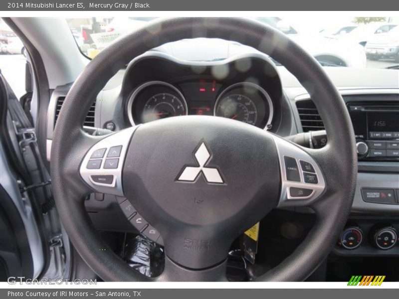 Mercury Gray / Black 2014 Mitsubishi Lancer ES