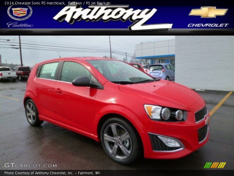 Red Hot / RS Jet Black 2014 Chevrolet Sonic RS Hatchback