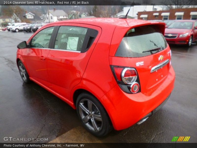 Red Hot / RS Jet Black 2014 Chevrolet Sonic RS Hatchback