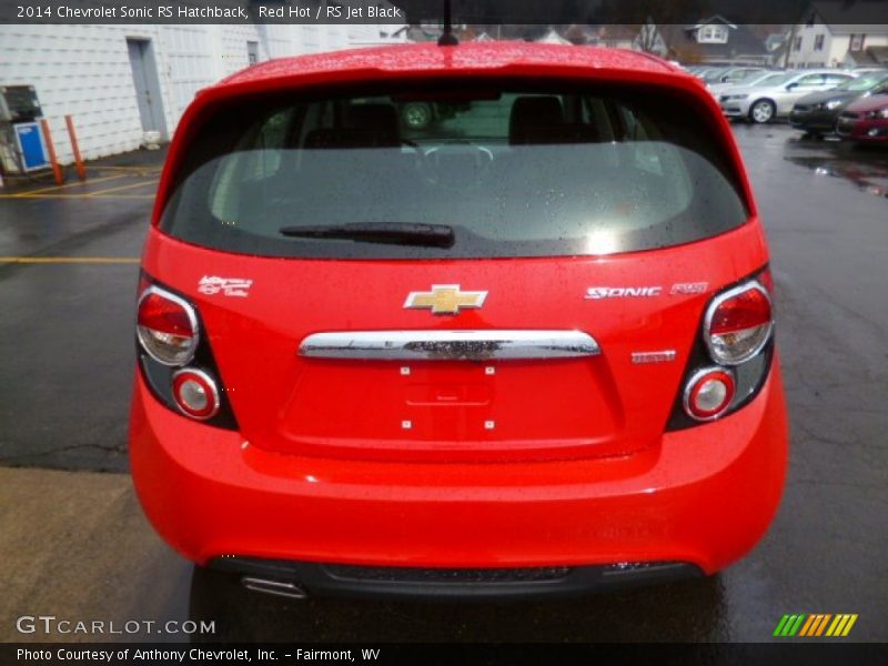 Red Hot / RS Jet Black 2014 Chevrolet Sonic RS Hatchback