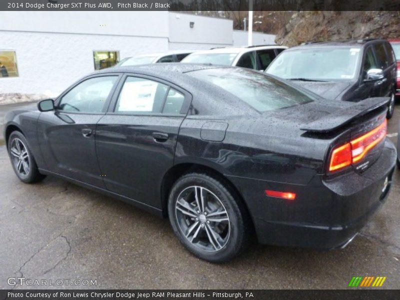 Pitch Black / Black 2014 Dodge Charger SXT Plus AWD