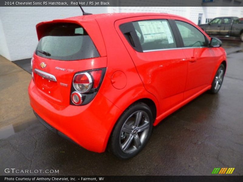 Red Hot / RS Jet Black 2014 Chevrolet Sonic RS Hatchback