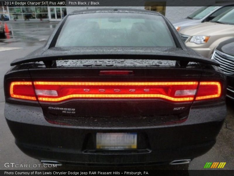 Pitch Black / Black 2014 Dodge Charger SXT Plus AWD