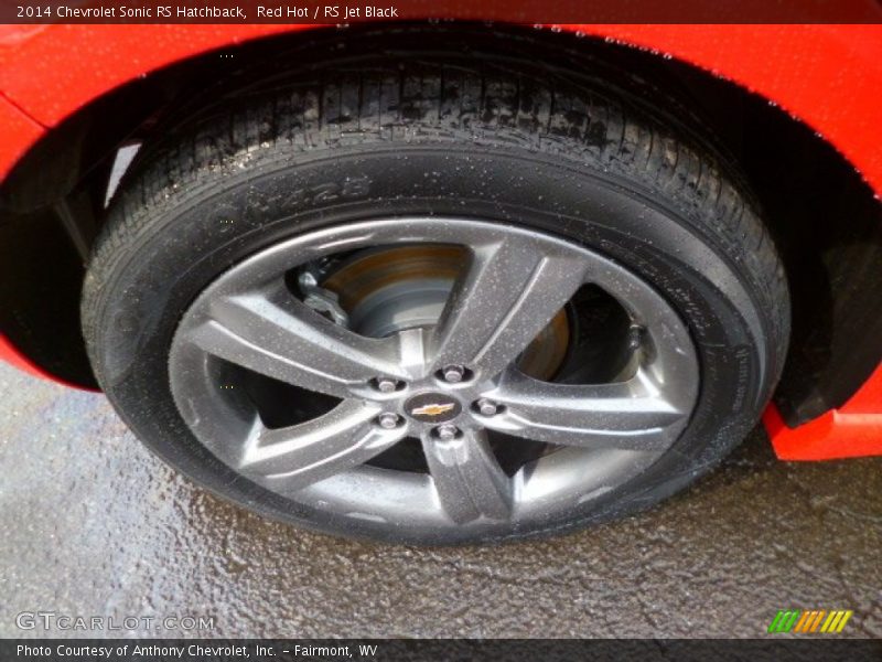 Red Hot / RS Jet Black 2014 Chevrolet Sonic RS Hatchback