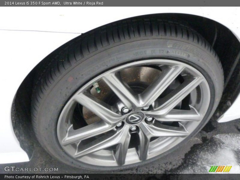 Ultra White / Rioja Red 2014 Lexus IS 350 F Sport AWD