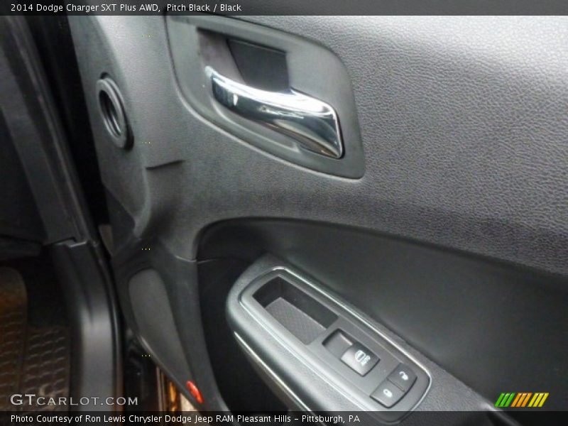 Pitch Black / Black 2014 Dodge Charger SXT Plus AWD