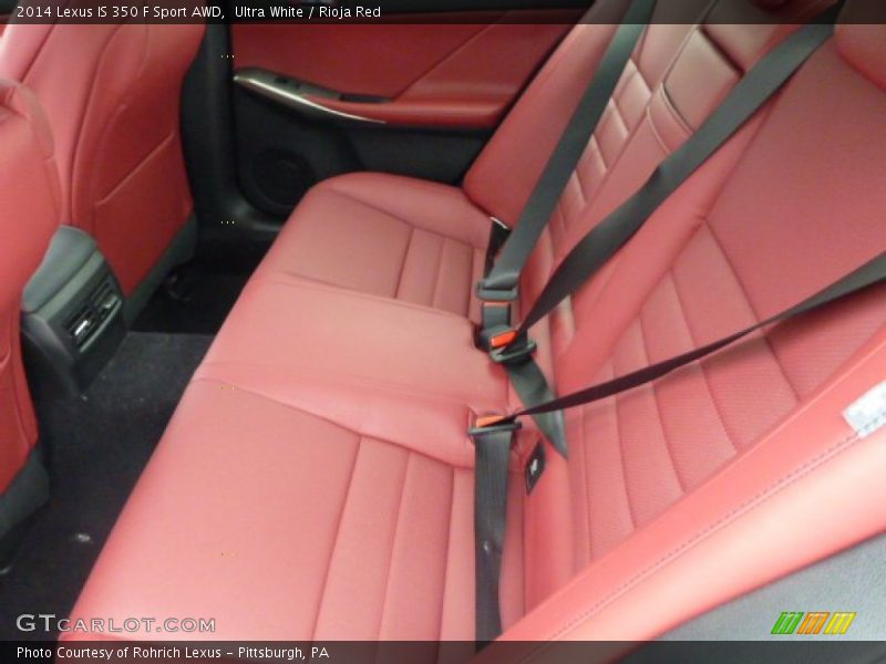 Ultra White / Rioja Red 2014 Lexus IS 350 F Sport AWD