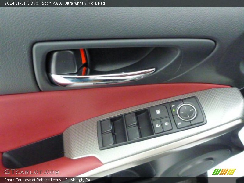 Ultra White / Rioja Red 2014 Lexus IS 350 F Sport AWD