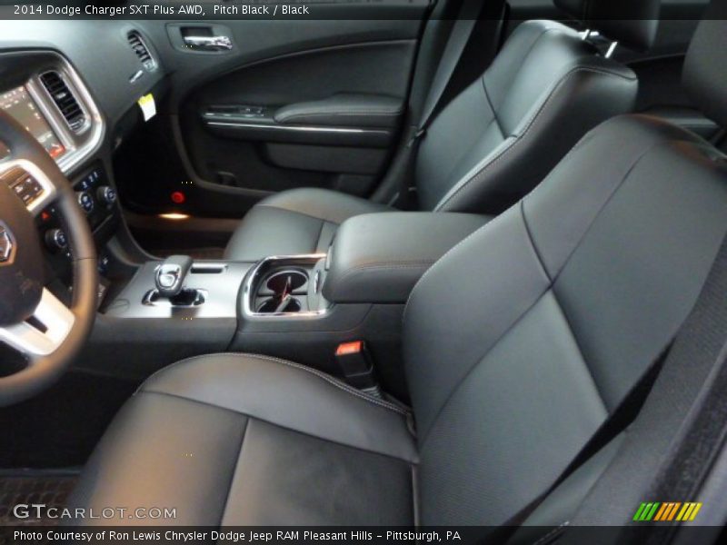 Pitch Black / Black 2014 Dodge Charger SXT Plus AWD