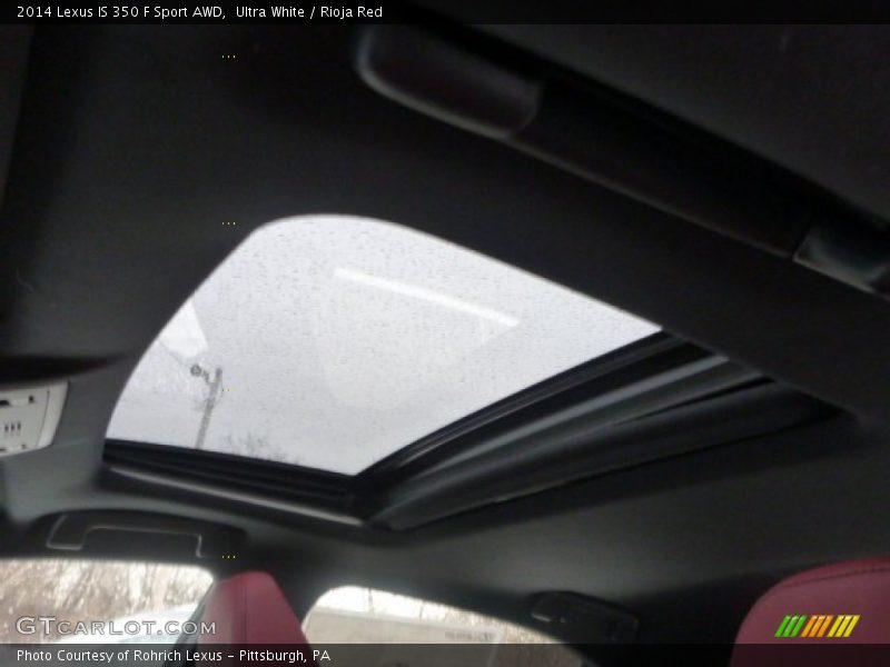 Ultra White / Rioja Red 2014 Lexus IS 350 F Sport AWD