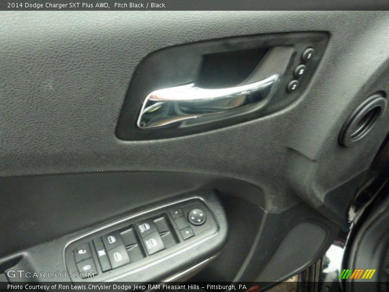 Pitch Black / Black 2014 Dodge Charger SXT Plus AWD