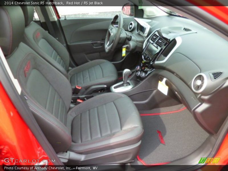  2014 Sonic RS Hatchback RS Jet Black Interior
