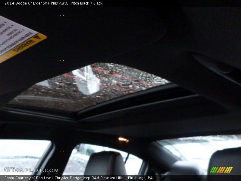 Pitch Black / Black 2014 Dodge Charger SXT Plus AWD