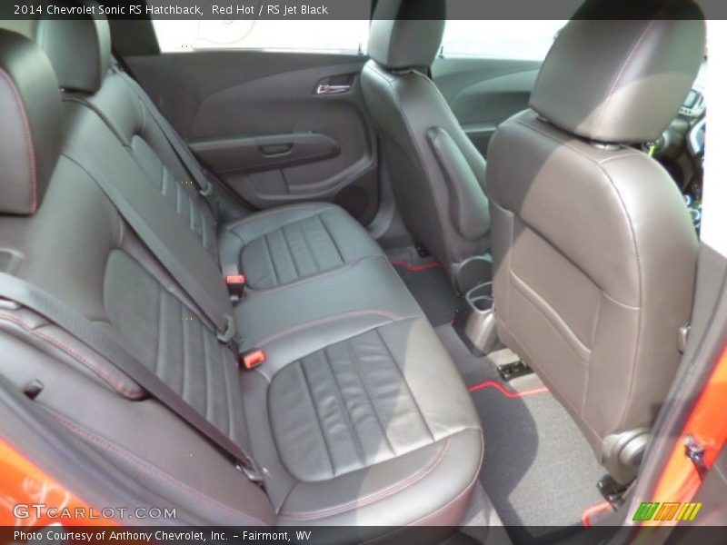 Rear Seat of 2014 Sonic RS Hatchback