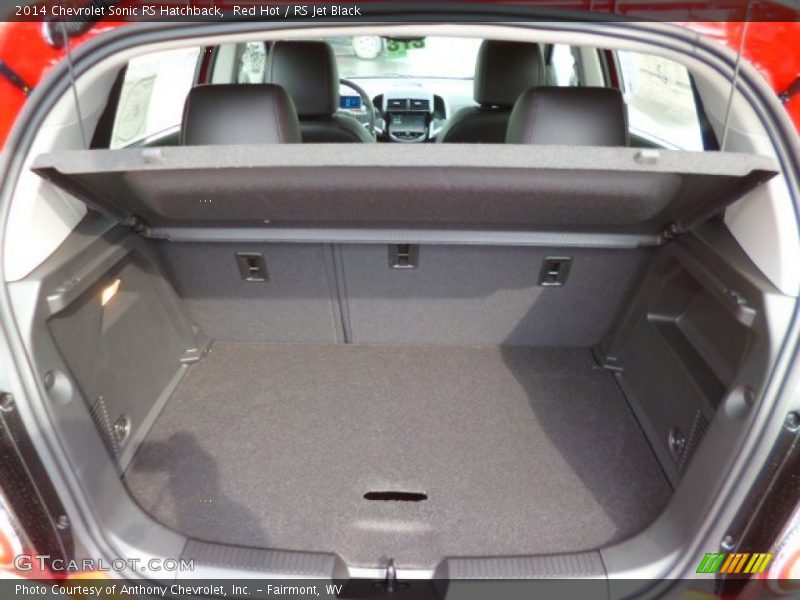  2014 Sonic RS Hatchback Trunk