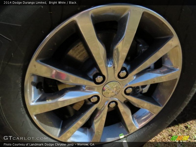 Bright White / Black 2014 Dodge Durango Limited
