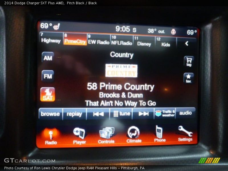 Pitch Black / Black 2014 Dodge Charger SXT Plus AWD