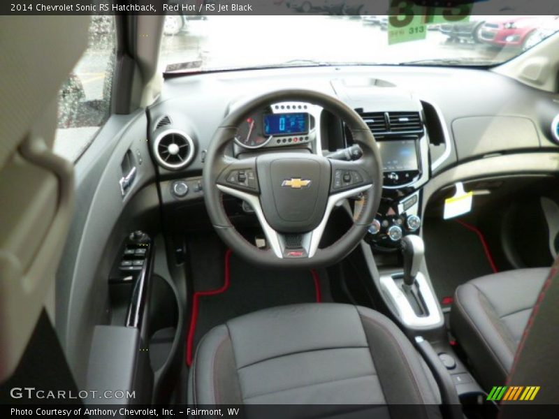 Red Hot / RS Jet Black 2014 Chevrolet Sonic RS Hatchback