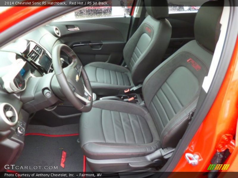 Front Seat of 2014 Sonic RS Hatchback