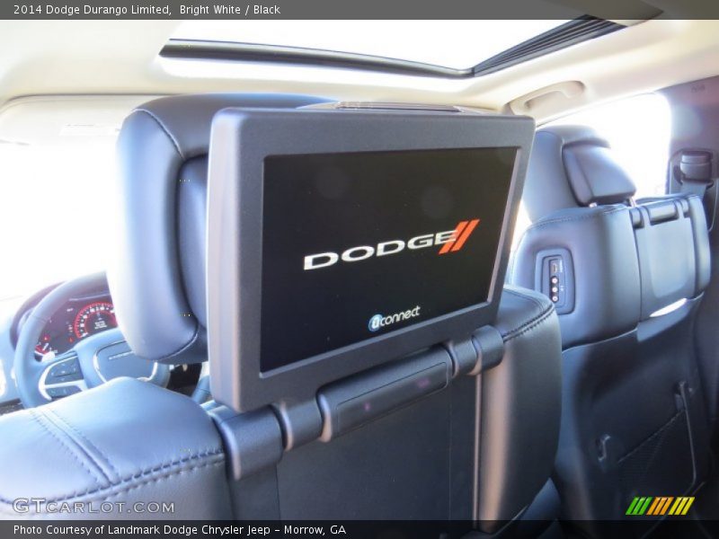Bright White / Black 2014 Dodge Durango Limited