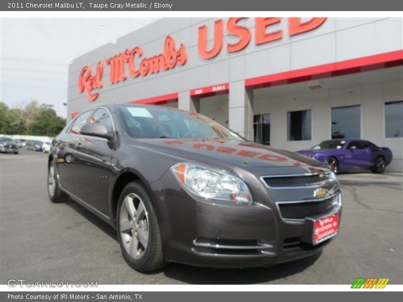 Taupe Gray Metallic / Ebony 2011 Chevrolet Malibu LT