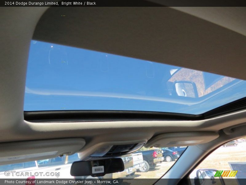 Bright White / Black 2014 Dodge Durango Limited