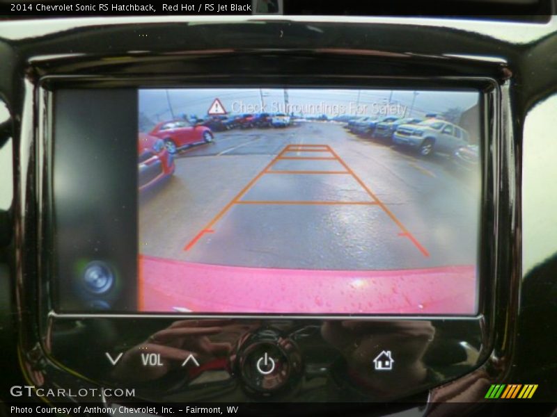 Red Hot / RS Jet Black 2014 Chevrolet Sonic RS Hatchback