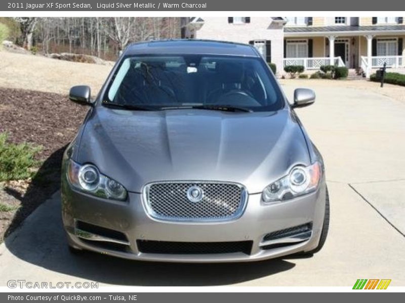 Liquid Silver Metallic / Warm Charcoal 2011 Jaguar XF Sport Sedan