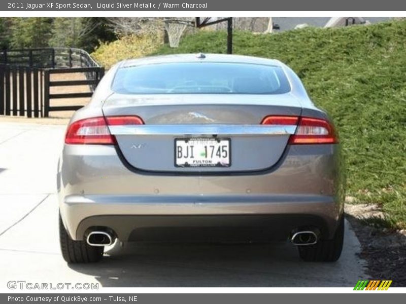 Liquid Silver Metallic / Warm Charcoal 2011 Jaguar XF Sport Sedan
