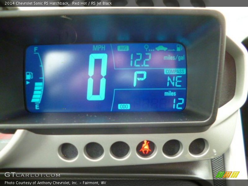  2014 Sonic RS Hatchback RS Hatchback Gauges