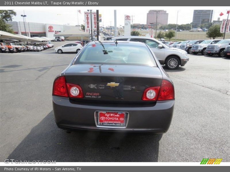 Taupe Gray Metallic / Ebony 2011 Chevrolet Malibu LT