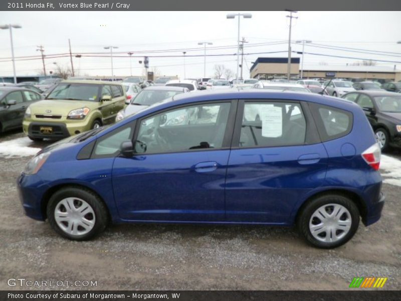 Vortex Blue Pearl / Gray 2011 Honda Fit