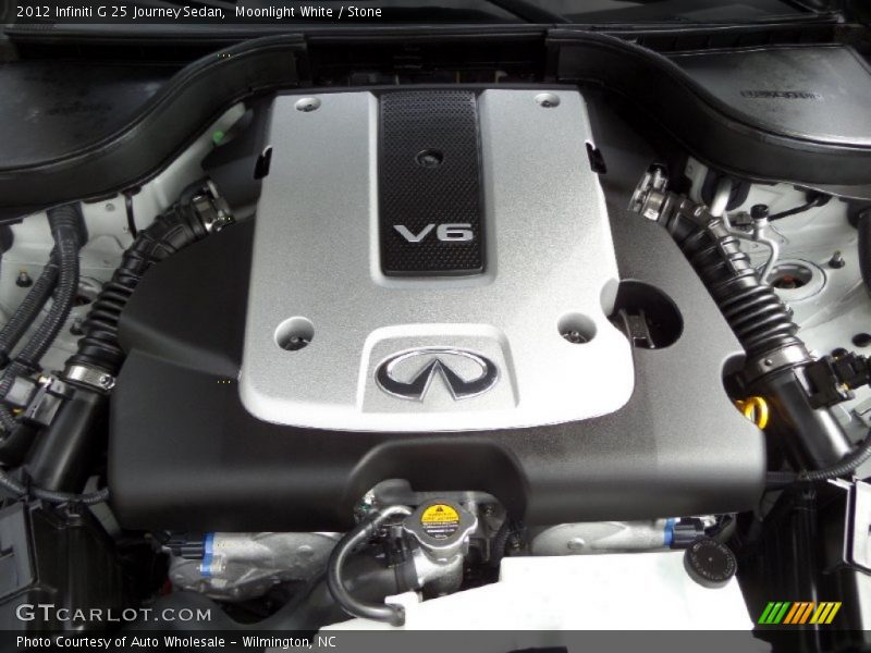 Moonlight White / Stone 2012 Infiniti G 25 Journey Sedan