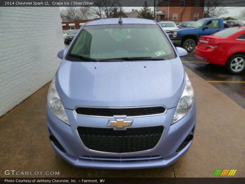 Grape Ice / Silver/Silver 2014 Chevrolet Spark LS