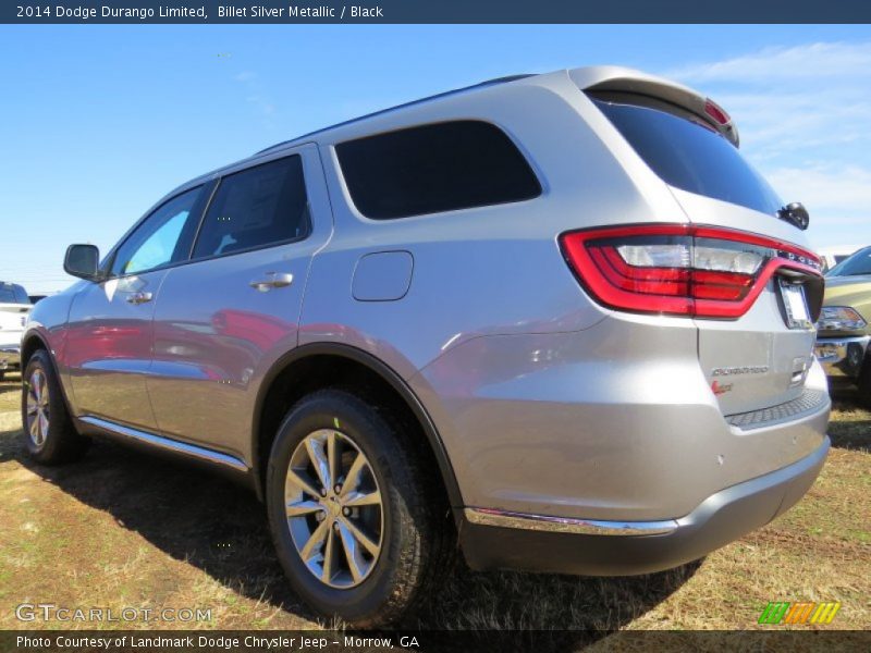 Billet Silver Metallic / Black 2014 Dodge Durango Limited
